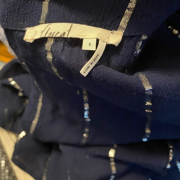 Floreat for Anthropologie bell sleeve top - Picture 6 of 7